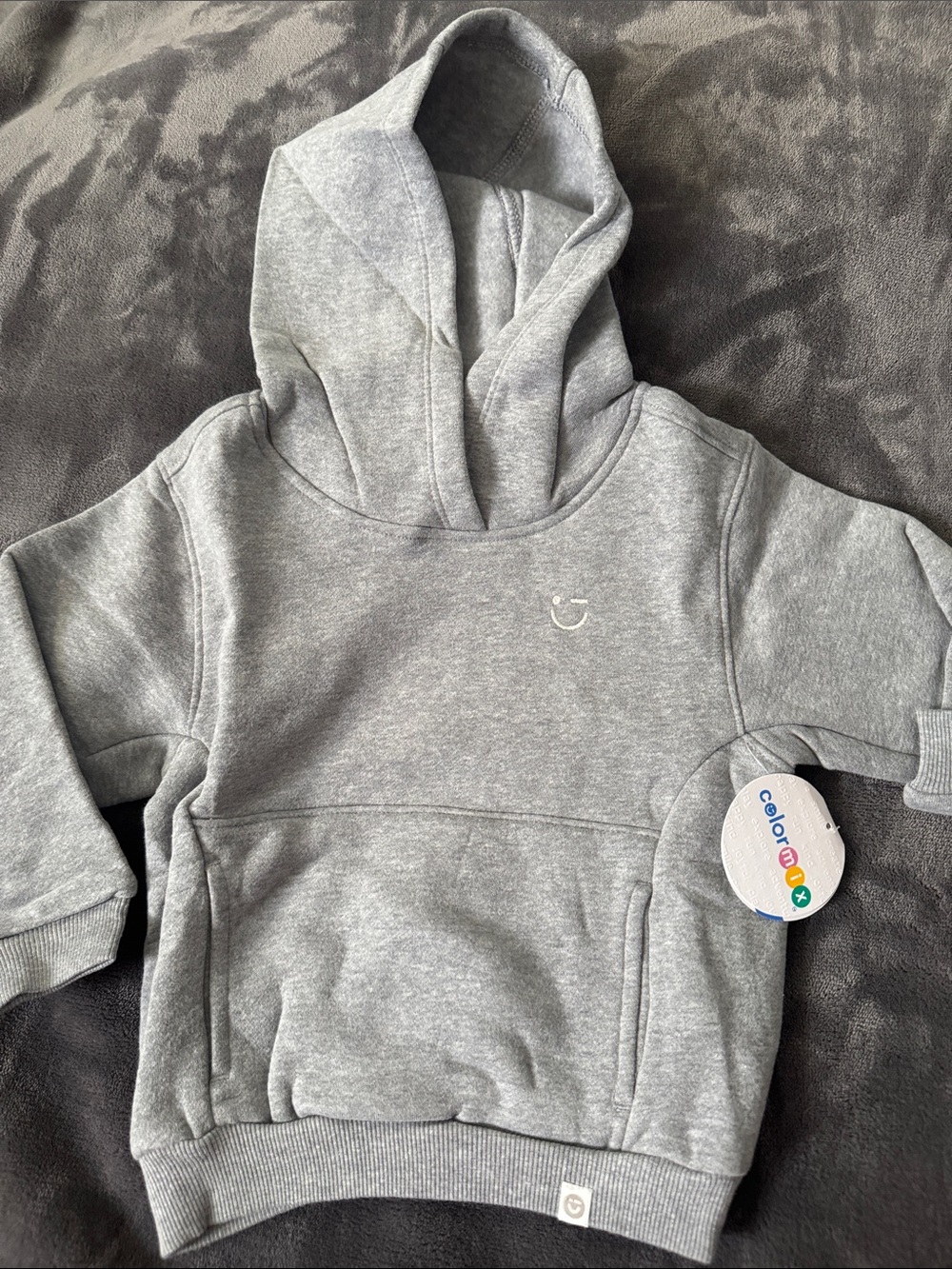 Kids' Gray Hooded Sweatshirt - Cozy Pullover